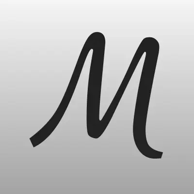 Milen Rose, магазин цветов, лого-визитка